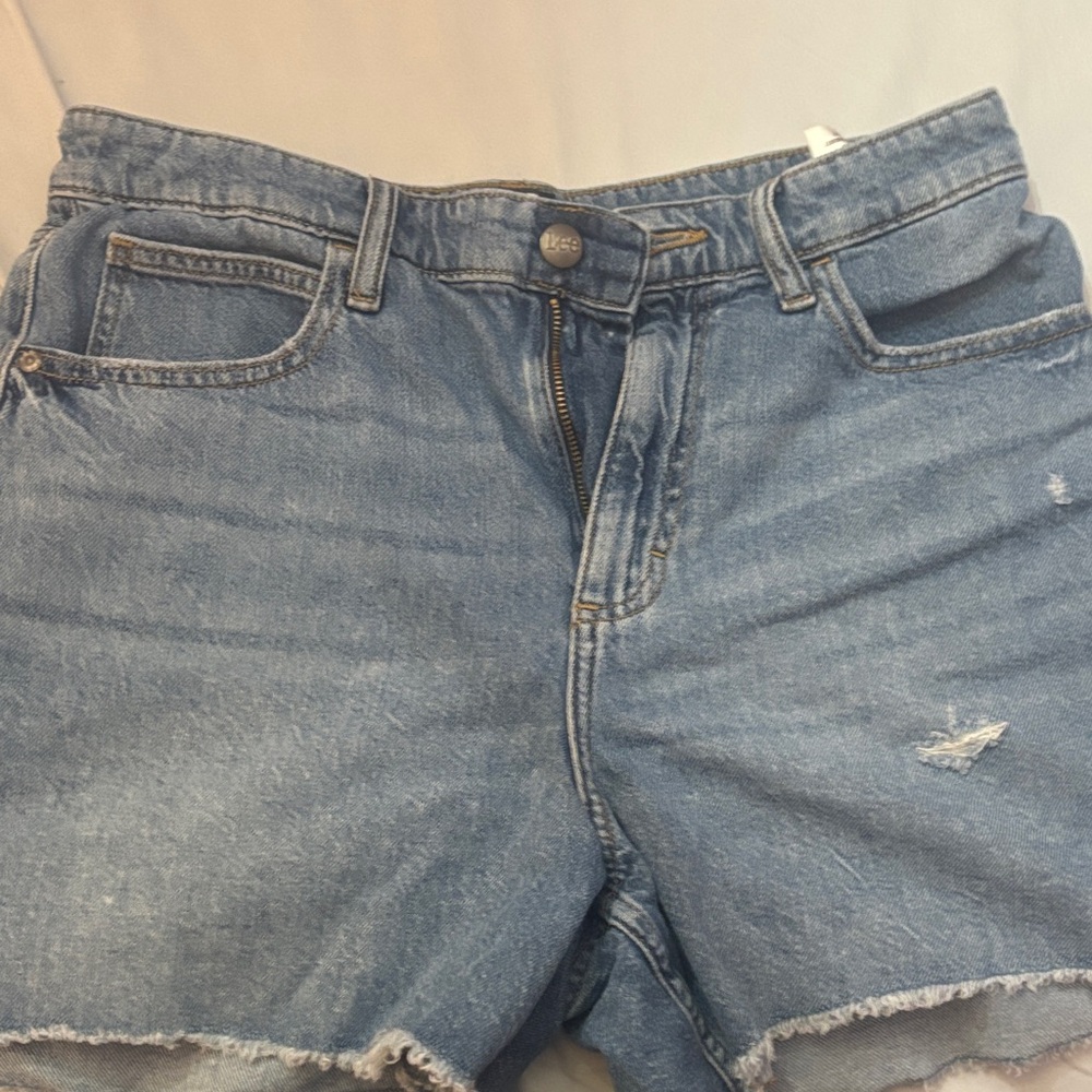 Lee Light Blue Jean Shorts